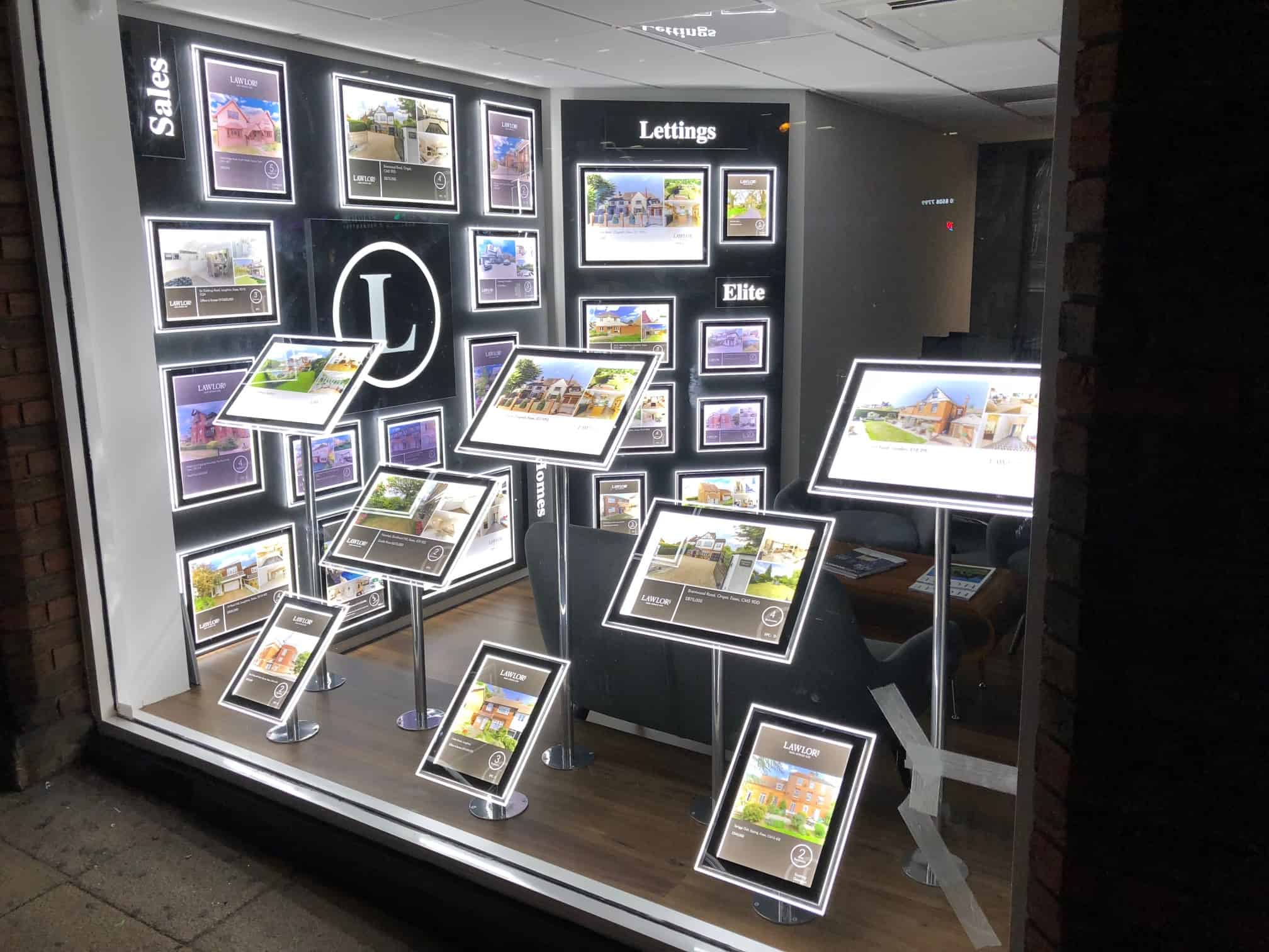 LED Window Displays First Agency Boards